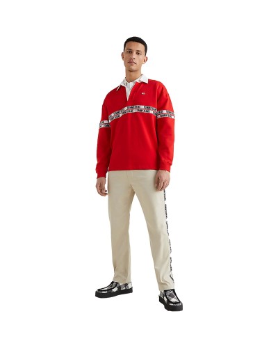 Polo Tommy Jeans Tjm Tape Rugby