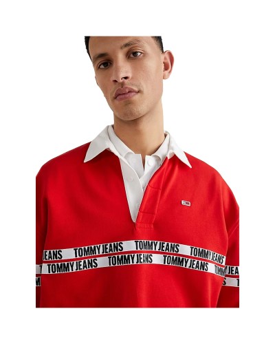 Polo Tommy Jeans Tjm Tape Rugby