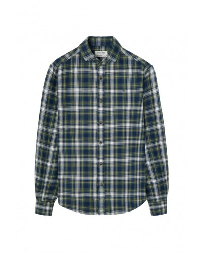 Camisa Silbon Camisa Sport Cuadro Tartan Bicolor