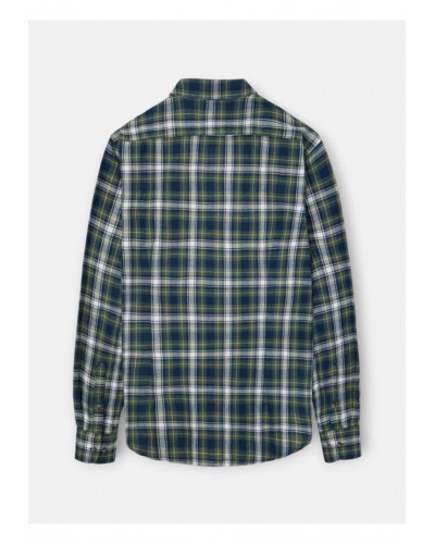 Camisa Silbon Camisa Sport Cuadro Tartan Bicolor