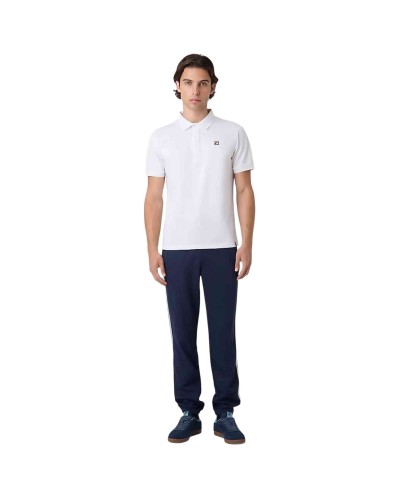 Pantalon Largo Fila Men Biella Regular Taped Pique Track Pants