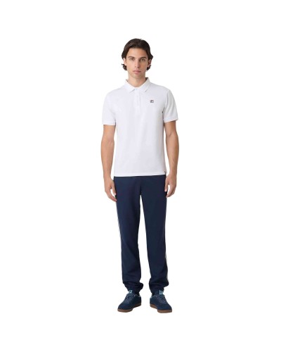 Pantalon Largo Fila Men Biella Regular Taped Pique Track Pants