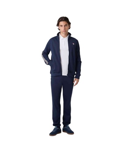 Chaqueta Fila Men Biella Regular Taped Pique Track Jacket