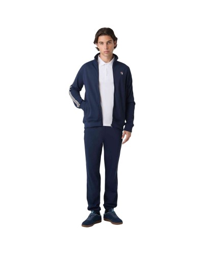 Chaqueta Fila Men Biella Regular Taped Pique Track Jacket
