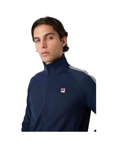 Chaqueta Fila Men Biella Regular Taped Pique Track Jacket