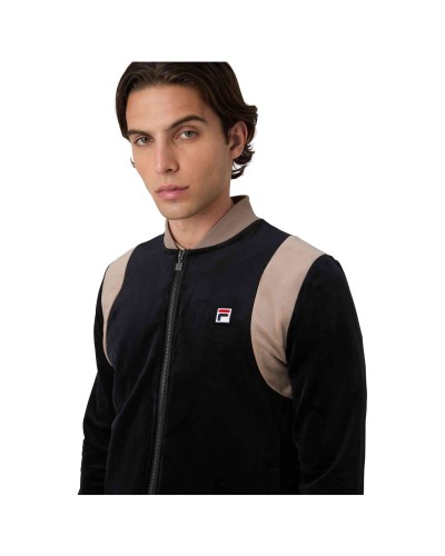 Chaqueta Fila Men Adriano Regular Velour Track Jacket