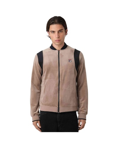 Chaqueta Fila Men Adriano Regular Velour Track Jacket