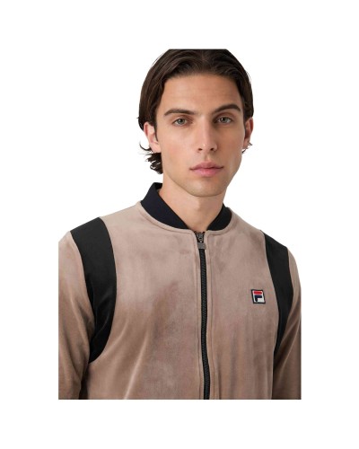 Chaqueta Fila Men Adriano Regular Velour Track Jacket