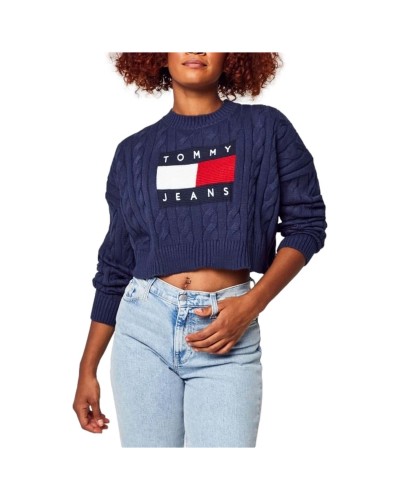 Jersei Tommy Jeans Tjw Bxy Center Flag Sweater