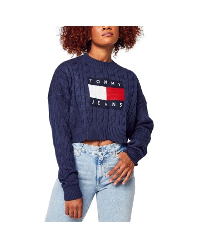 Jersei Tommy Jeans Tjw Bxy Center Flag Sweater