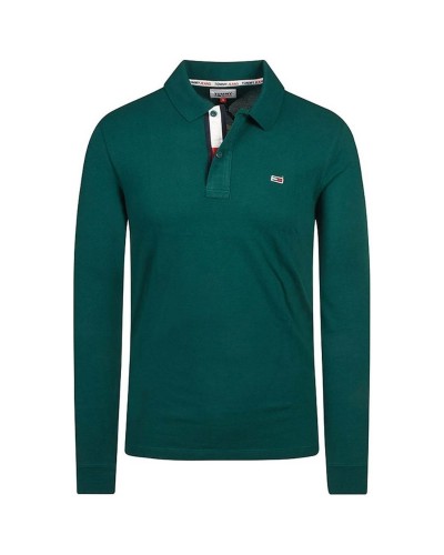 Polo Tommy Jeans Tjm Slim Solid Ls Polo