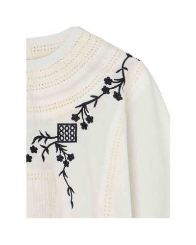 Camisa Silbon Blusa Bordados