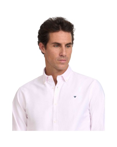 Camisa Silbon Camisa Sport Oxford Raqueta Rayas