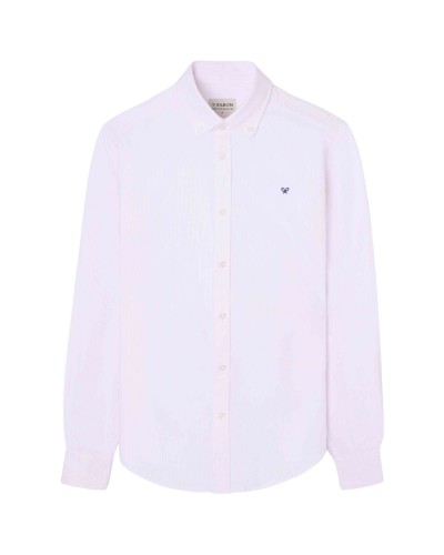 Camisa Silbon Camisa Sport Oxford Raqueta Rayas