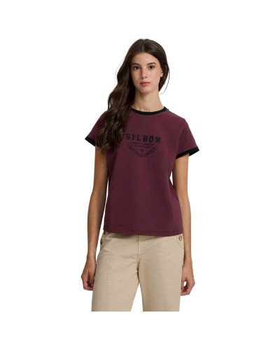 Camiseta Silbon Camiseta Woman Silbon Varsity