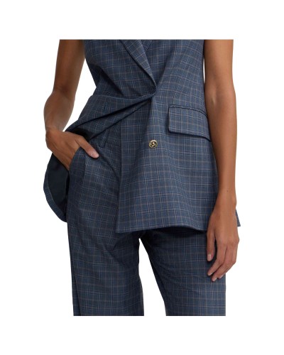 Pantalon Largo Silbon Pantalon Vestir Cuadros