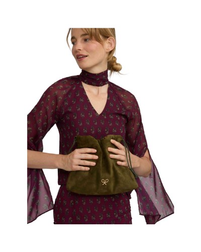 Camisa Silbon Blusa Cuello Estampado Motivos