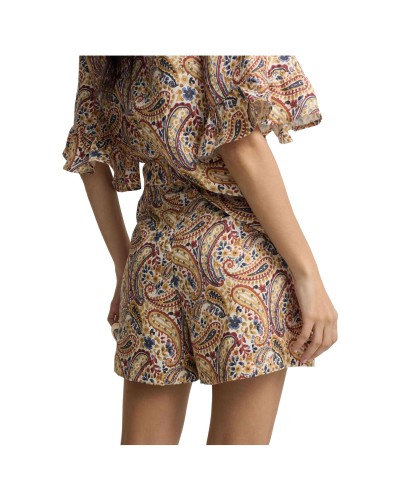 Bermudas Silbon Bermuda Lino Estampado Cachemir