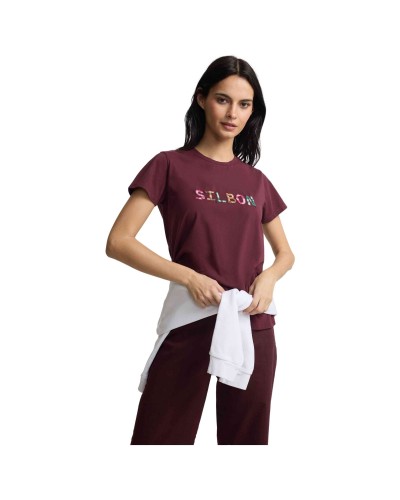 Camiseta Silbon Camiseta Woman Silbon Garabateado