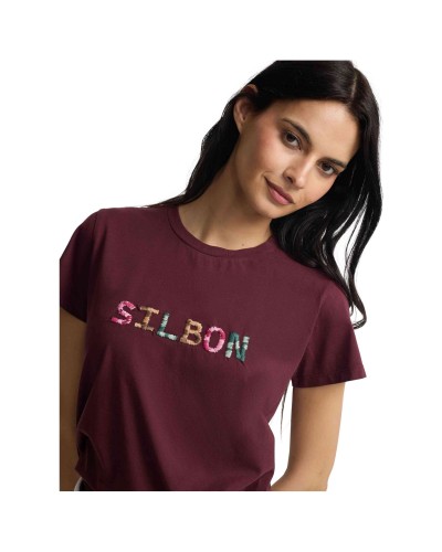 Camiseta Silbon Camiseta Woman Silbon Garabateado
