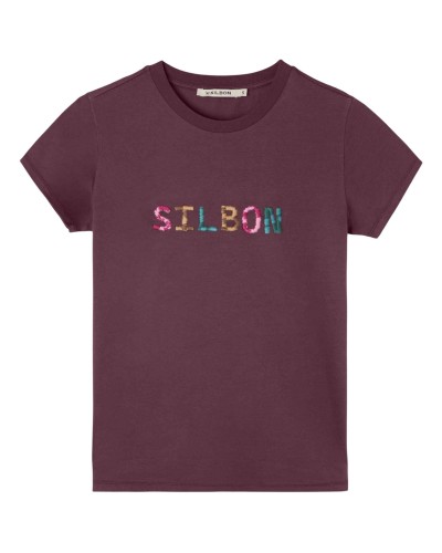Camiseta Silbon Camiseta Woman Silbon Garabateado