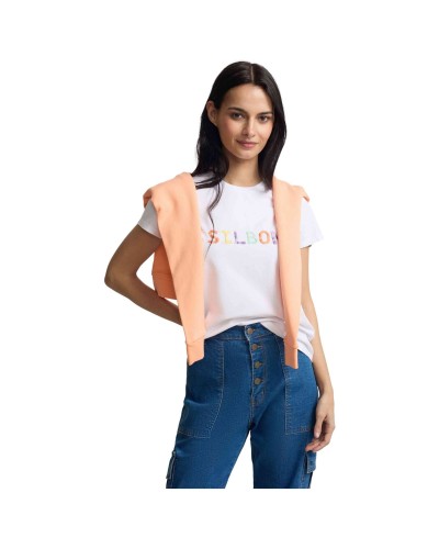 Camiseta Silbon Camiseta Woman Silbon Garabateado