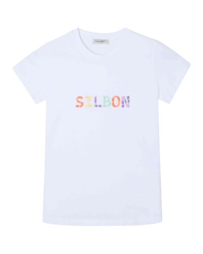 Camiseta Silbon Camiseta Woman Silbon Garabateado