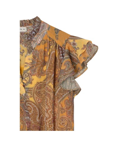 Vestido Silbon Bvestido Midi Vuelo Estampado