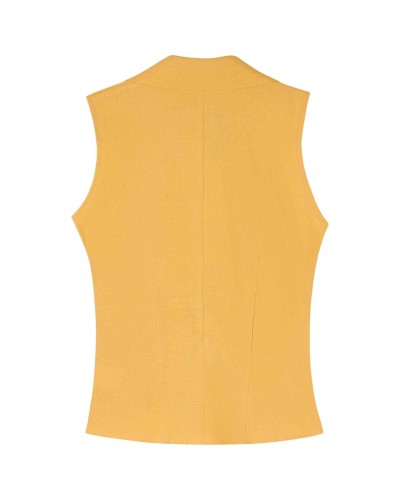 Camisa Silbon Top Solapa Lino