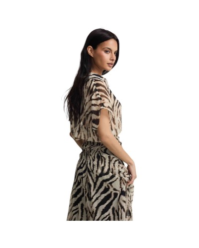 Falda Silbon Falda Larga Estampado Animal Print