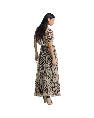 Camisa Silbon Blusa Estampado Animal Print