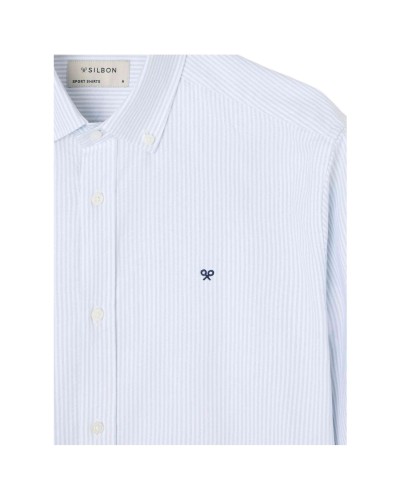 Camisa Silbon Camisa Sport Oxford Rayas