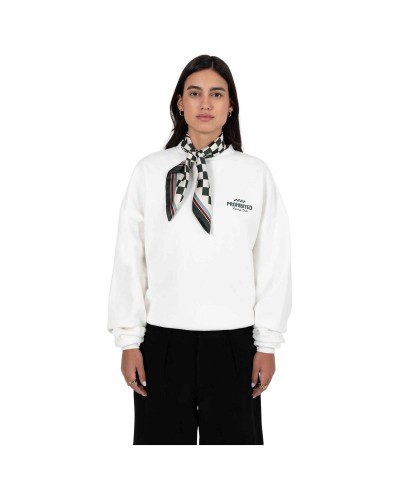 Sudadera Prohibited In A Rush Crew Neck Off White