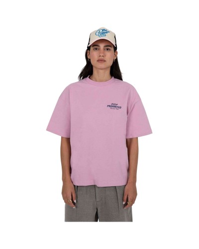 Camiseta Prohibited In A Rush Tee Rose