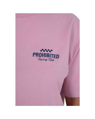Camiseta Prohibited In A Rush Tee Rose