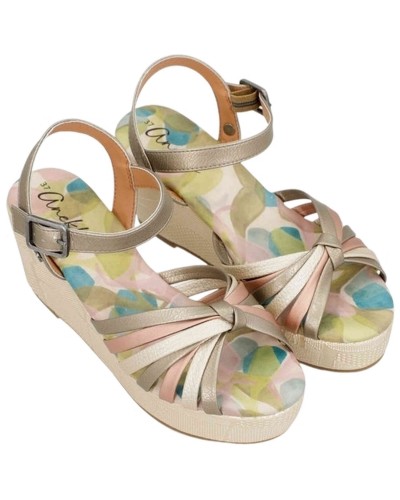 Sandalias Anekke Sandalia Cruzada Estampada