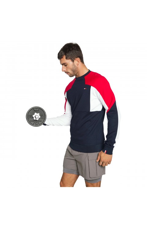 Sudadera Tommy Hilfiger Colorblocked Crew