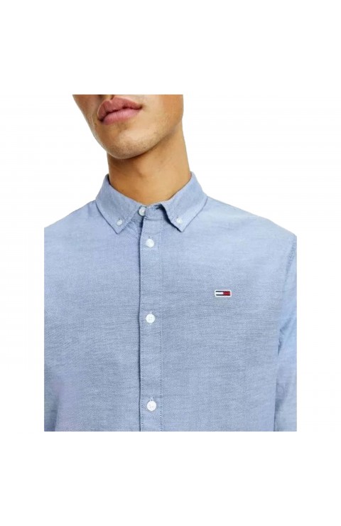 Camisa Tommy Jeans Tjm Slim Stretch Oxford Shirt