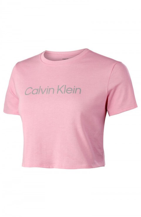 Camiseta Calvin Klein Pw-Ss Cropped T-Shirt