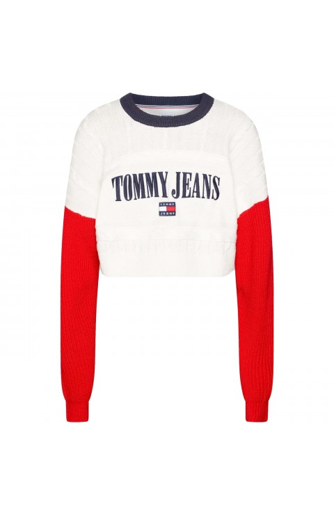 Jersei Tommy Jeans Tjw Rlxd Crop Archive Sweater