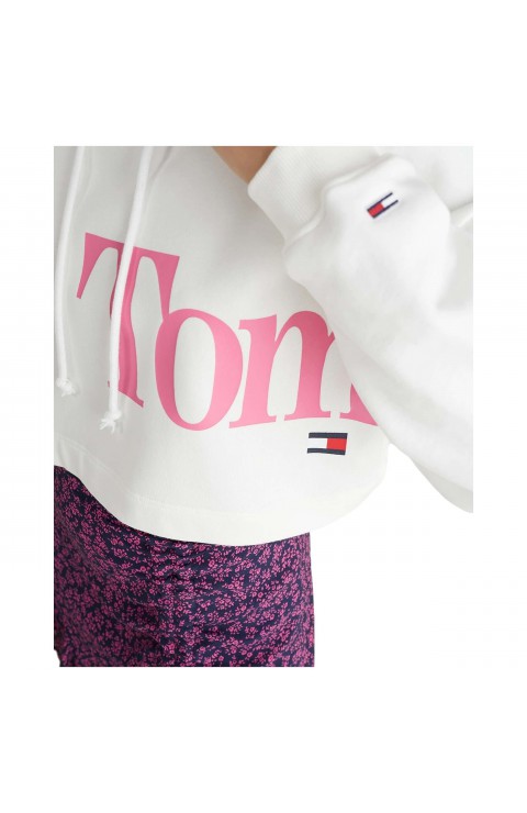 Sudadera Tommy Jeans Tjw Super Crop Bold Tommy Hoodie