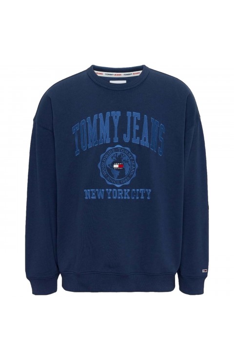 Sudadera Tommy Jeans Tjm Reverse Slub Crew