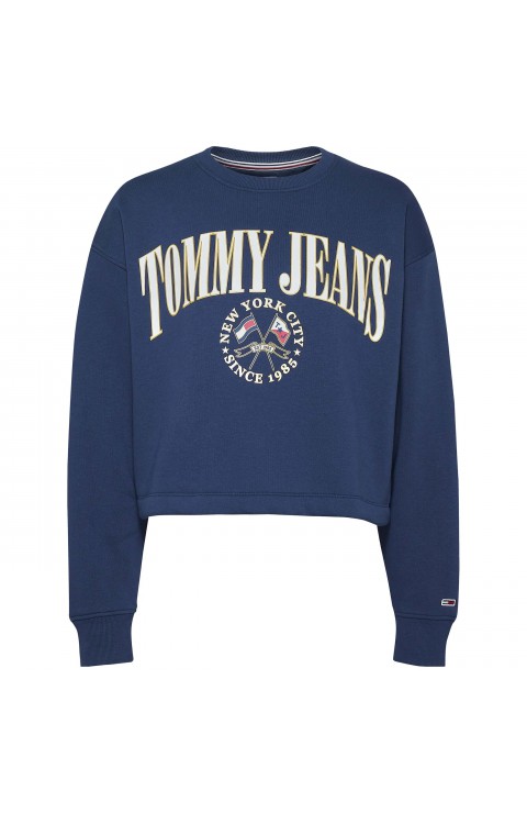 Sudadera Tommy Jeans Tjw Rlxd Crop Mdrn