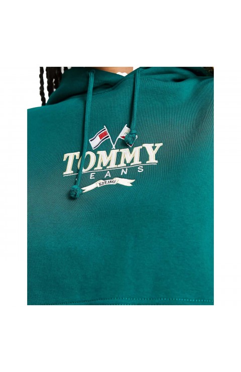 Sudadera Tommy Jeans Tjw Super Crop Modern Prp 1 Hoodie