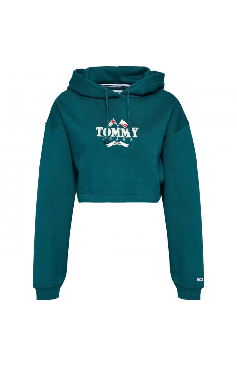 Sudadera Tommy Jeans Tjw Super Crop Modern Prp 1 Hoodie